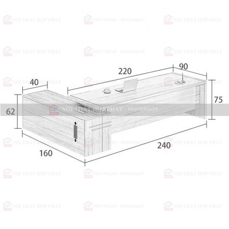 Bàn Lãnh đạo cao cấp BLD113